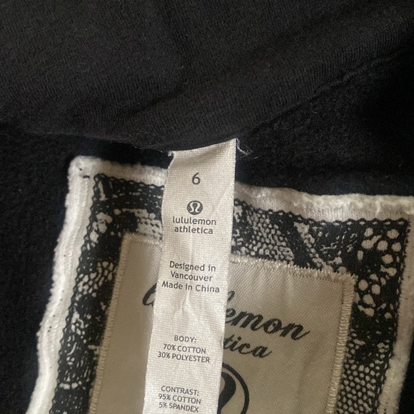 Lululemon vintage limited edition Black Jacket hoody zip up sweater - Picture 5 of 10